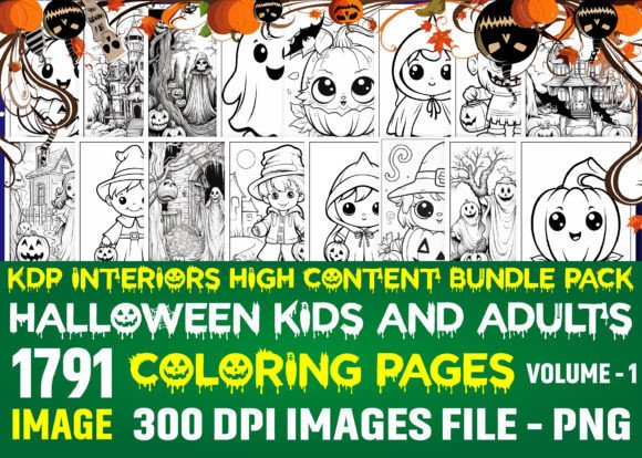 Download Halloween Kids &amp; Adults Book Bundle - Premium Resources