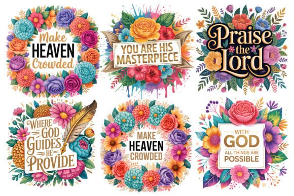 Download Floral Christian PNG Bundle - Bundle Collection