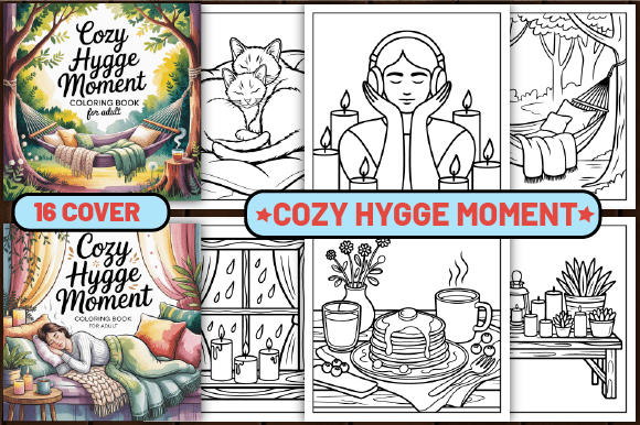 Download 71 Cozy Hygge Moment Coloring Pages - Cozy hygge Collection